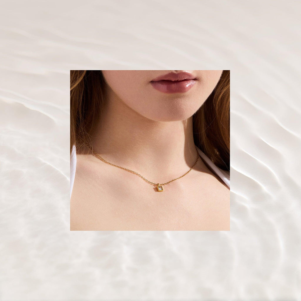 Evry Jewels Faye Birthstone Necklace