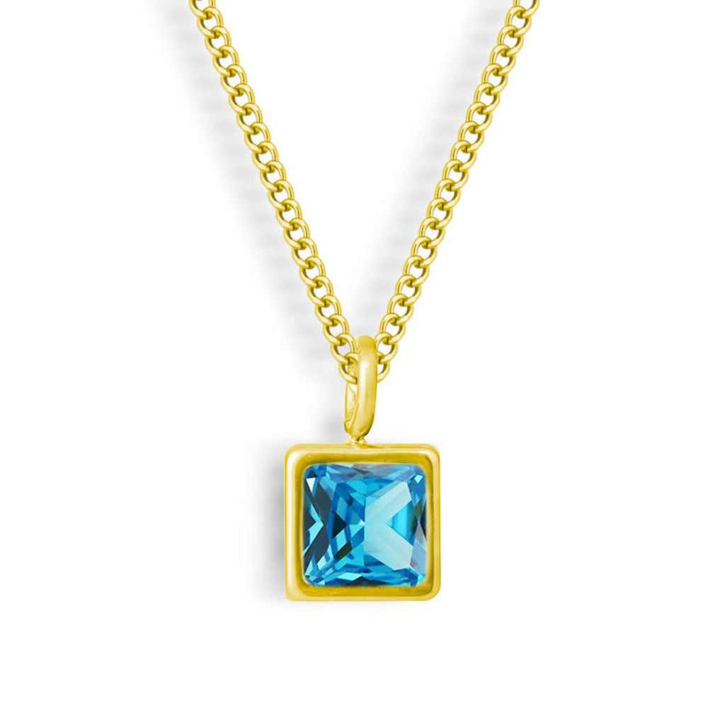 Evry Jewels Faye Birthstone Necklace