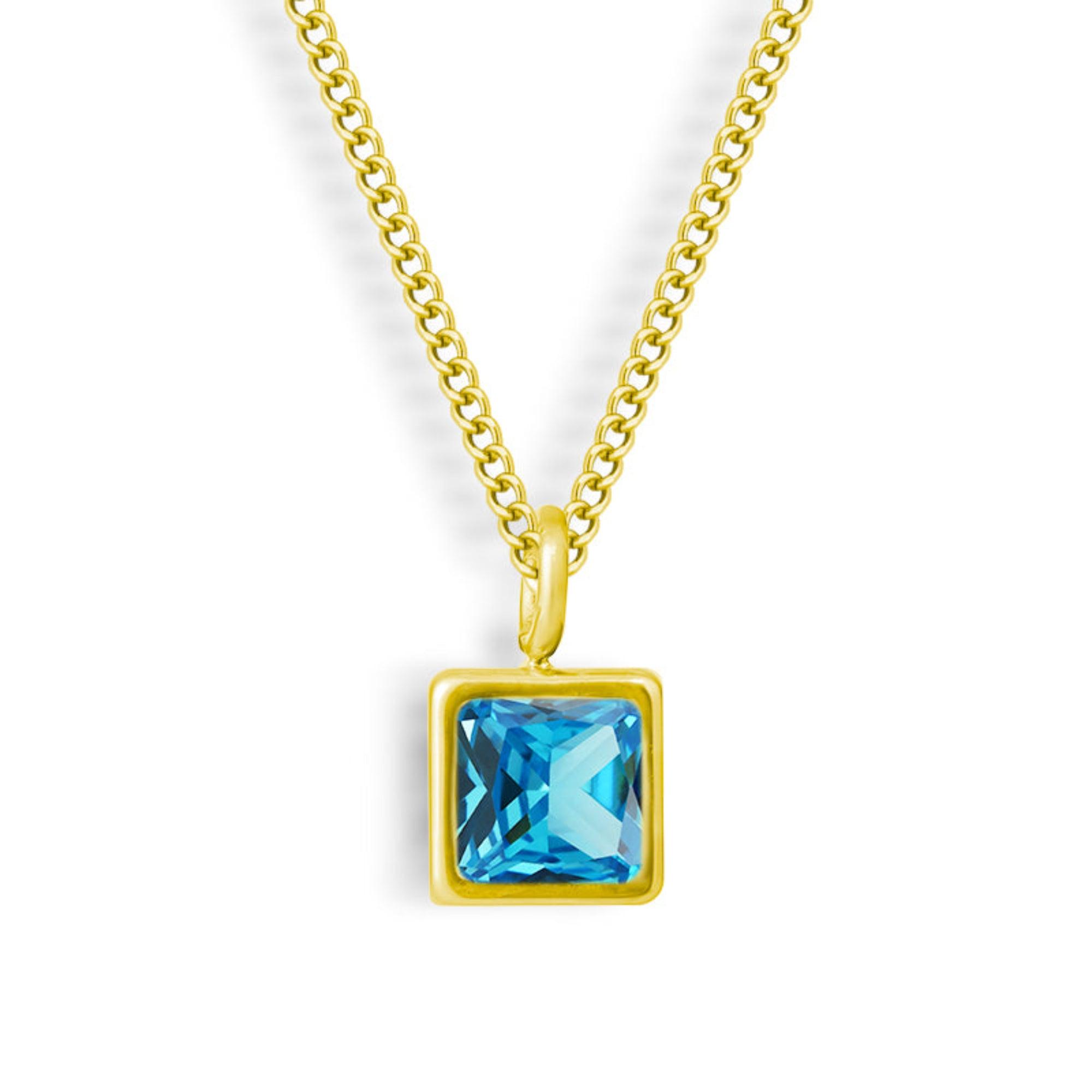 Evry Jewels Faye Birthstone Necklace