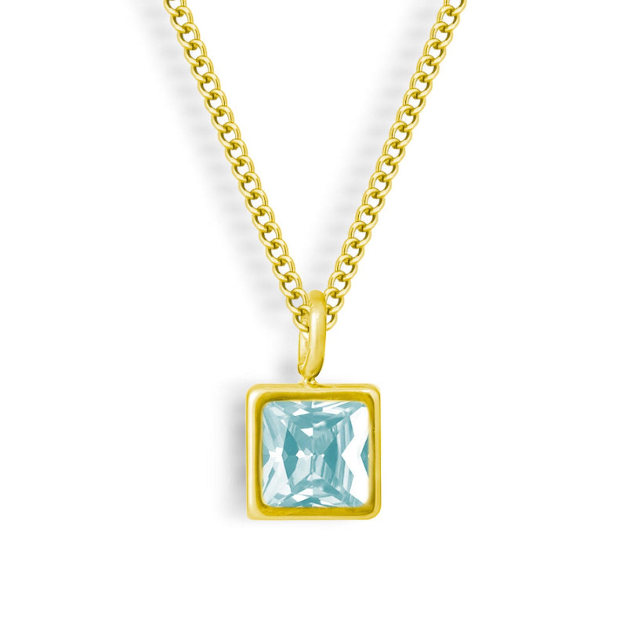 Evry Jewels Faye Birthstone Necklace
