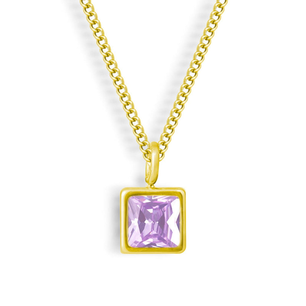 Evry Jewels Faye Birthstone Necklace