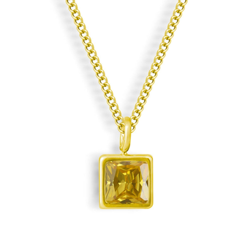 Evry Jewels Faye Birthstone Necklace