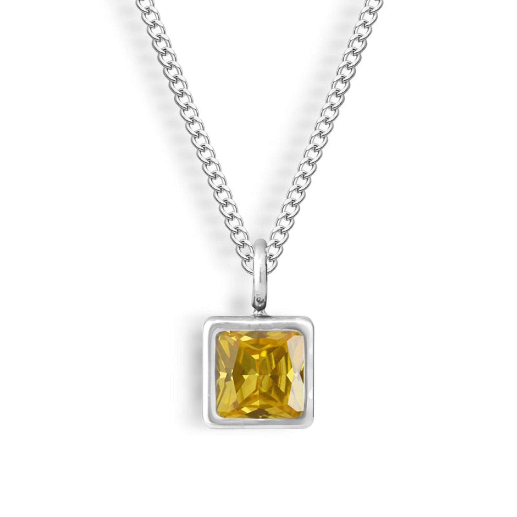 Evry Jewels Faye Birthstone Necklace