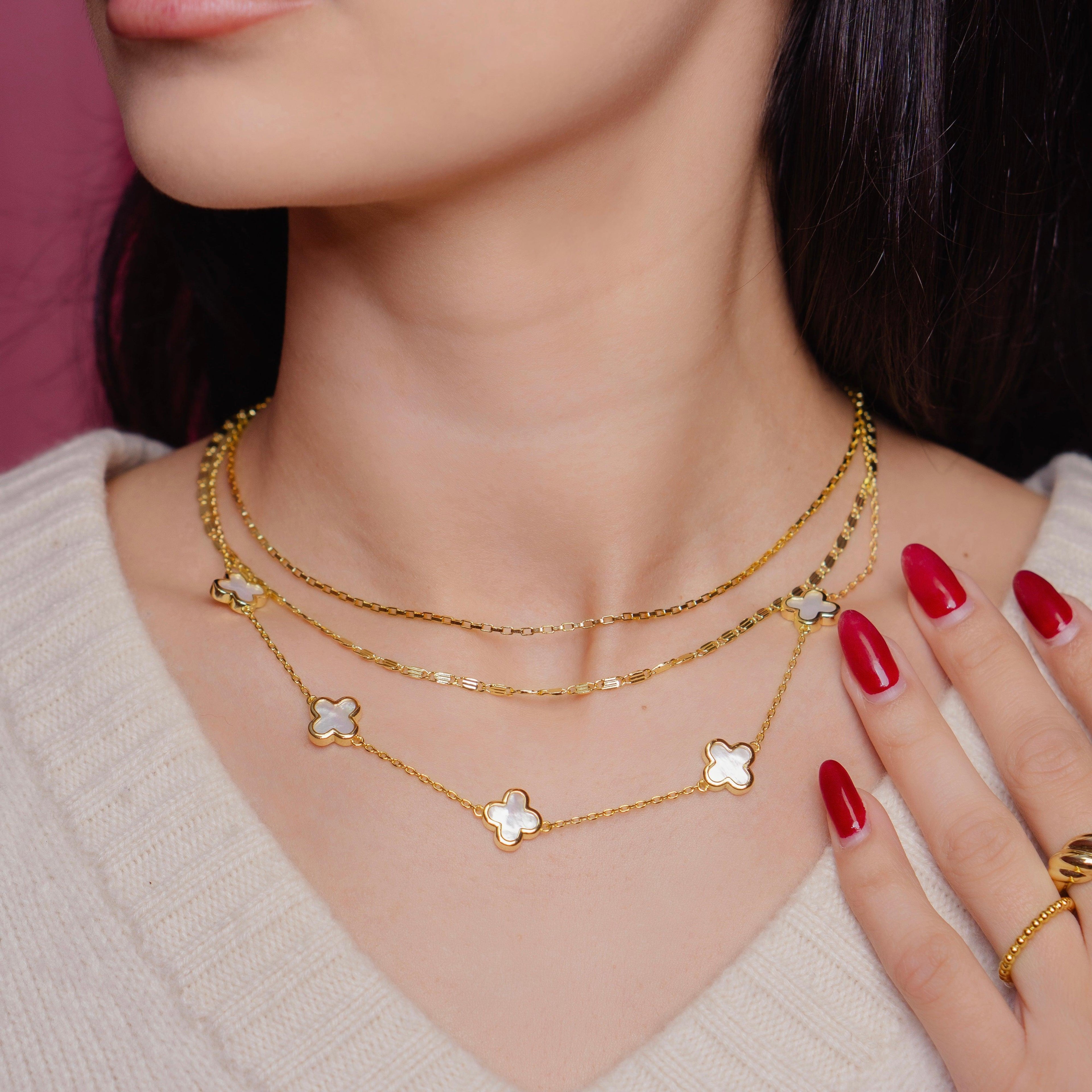 Evry Jewels Feeling Lucky Necklace