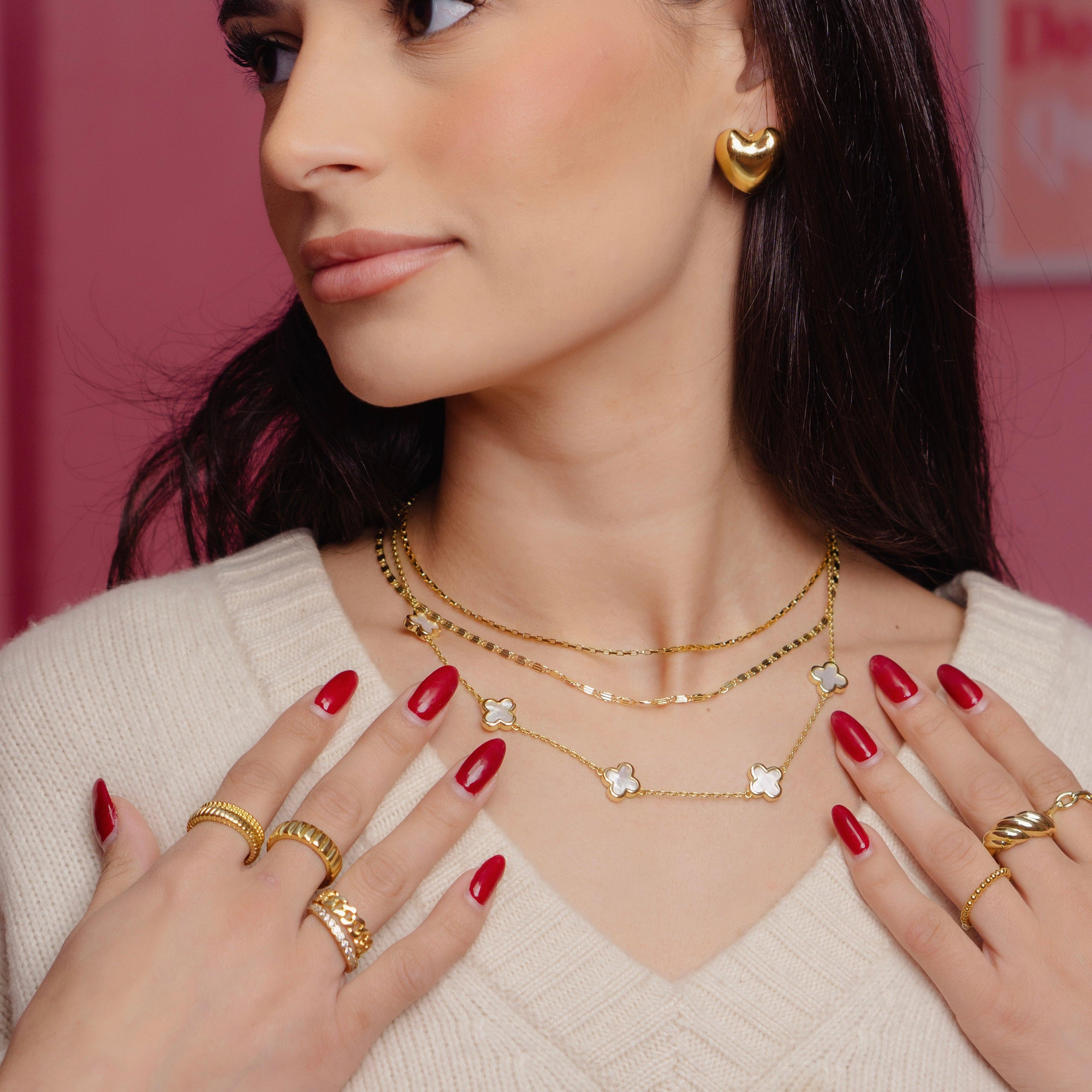 Evry Jewels Feeling Lucky Necklace