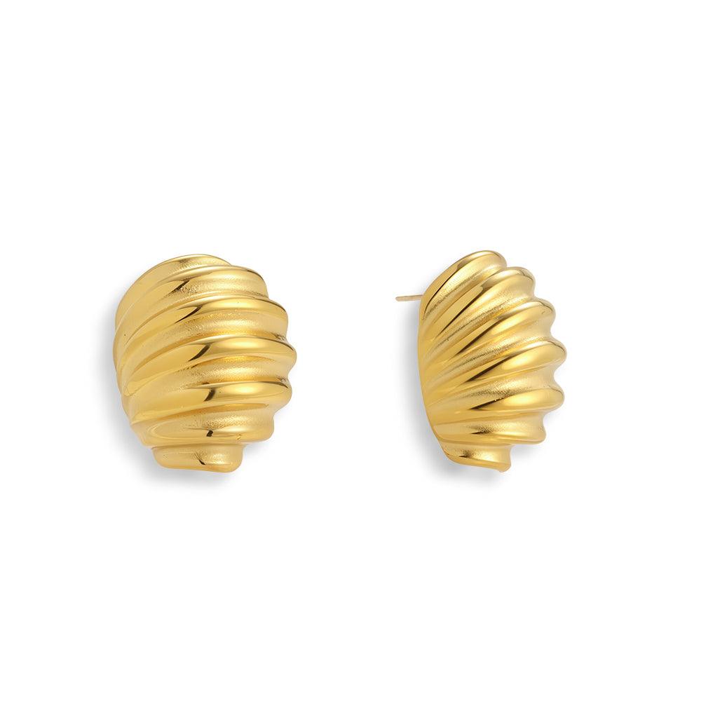 Evry Jewels Flashback Dome Earrings