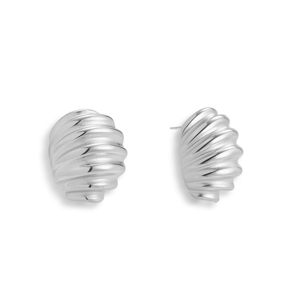 Evry Jewels Flashback Dome Earrings