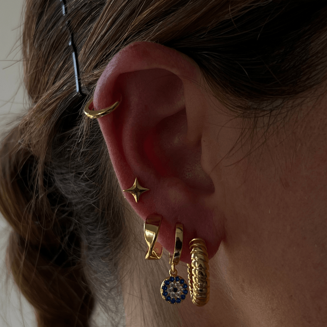 Evry Jewels Flipped Earrings