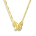 Evry Jewels Fluttering Wings Necklace