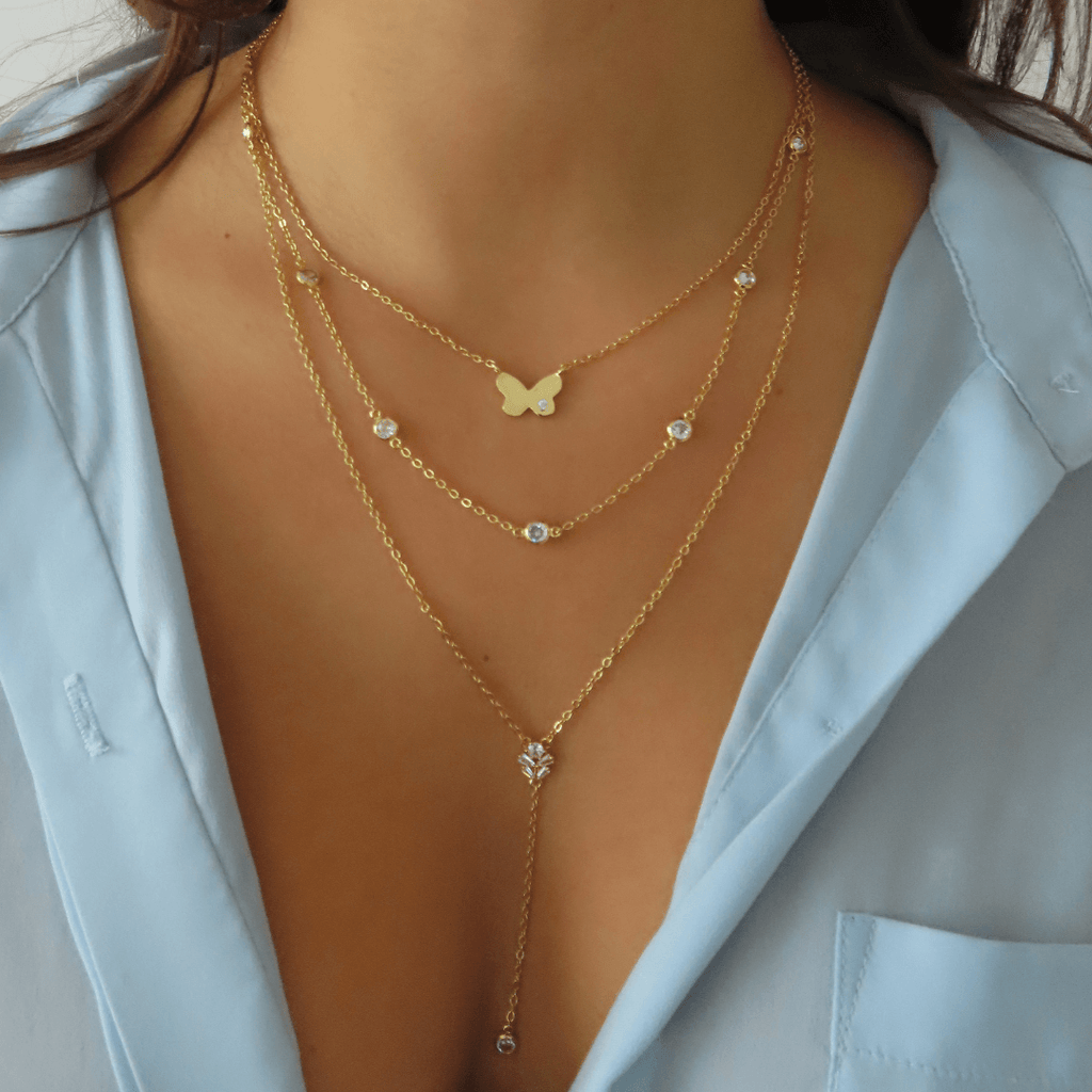 Evry Jewels Fly By Necklace