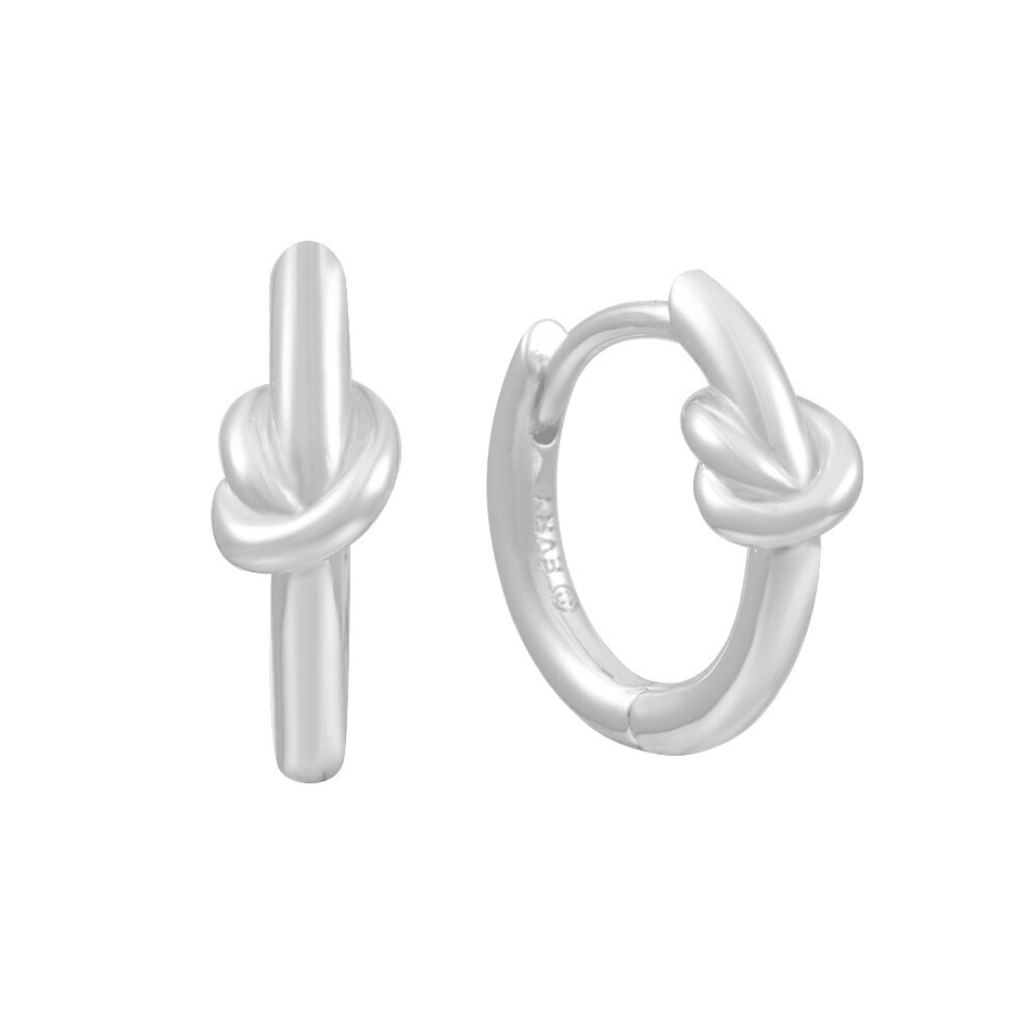 Evry Jewels Forget Me Knot Earrings