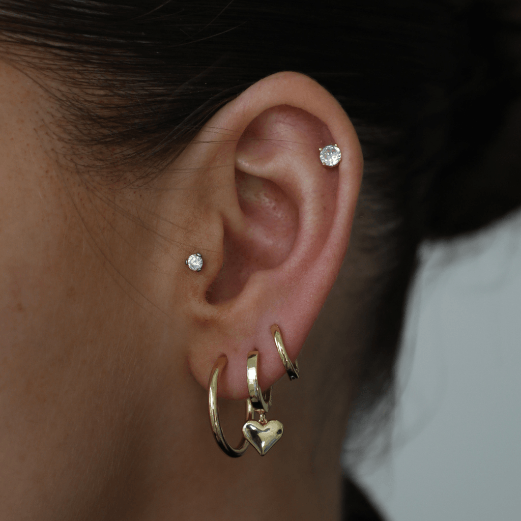 Evry Jewels Full Of Love Earrings