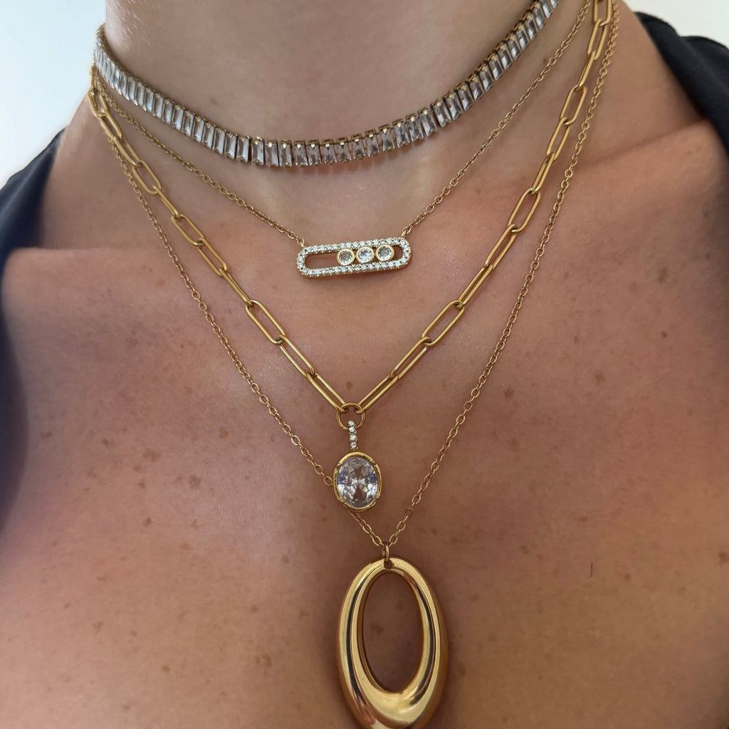 Evry Jewels It Girl Sparkle Necklace