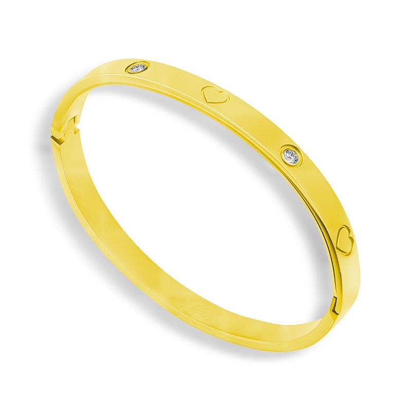 Evry Jewels Waterproof Stainless Steel Bangle