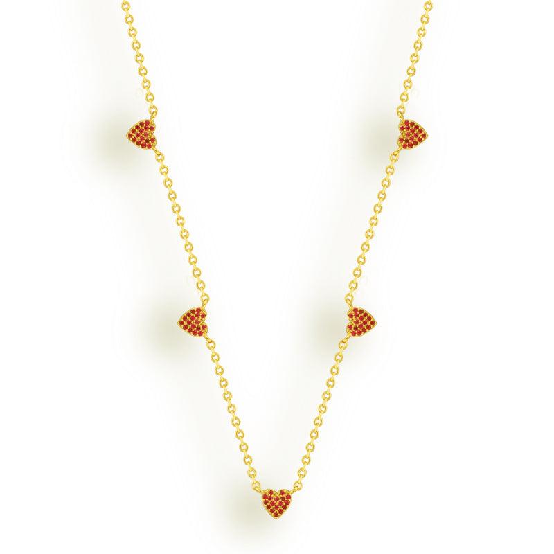 Evry Jewels Full Of Love Necklace