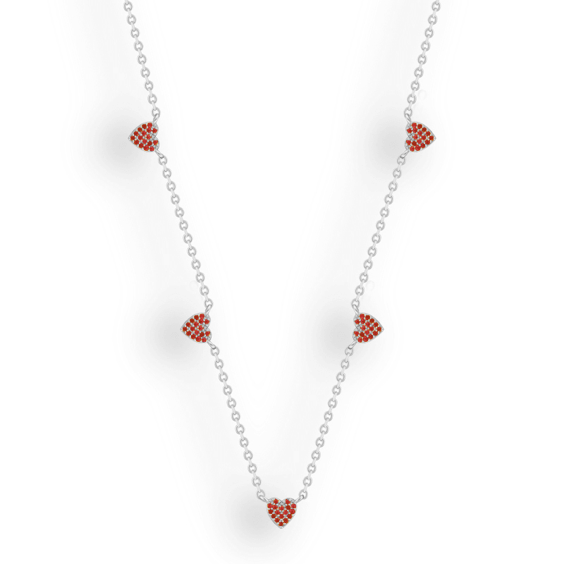Evry Jewels Full Of Love Necklace
