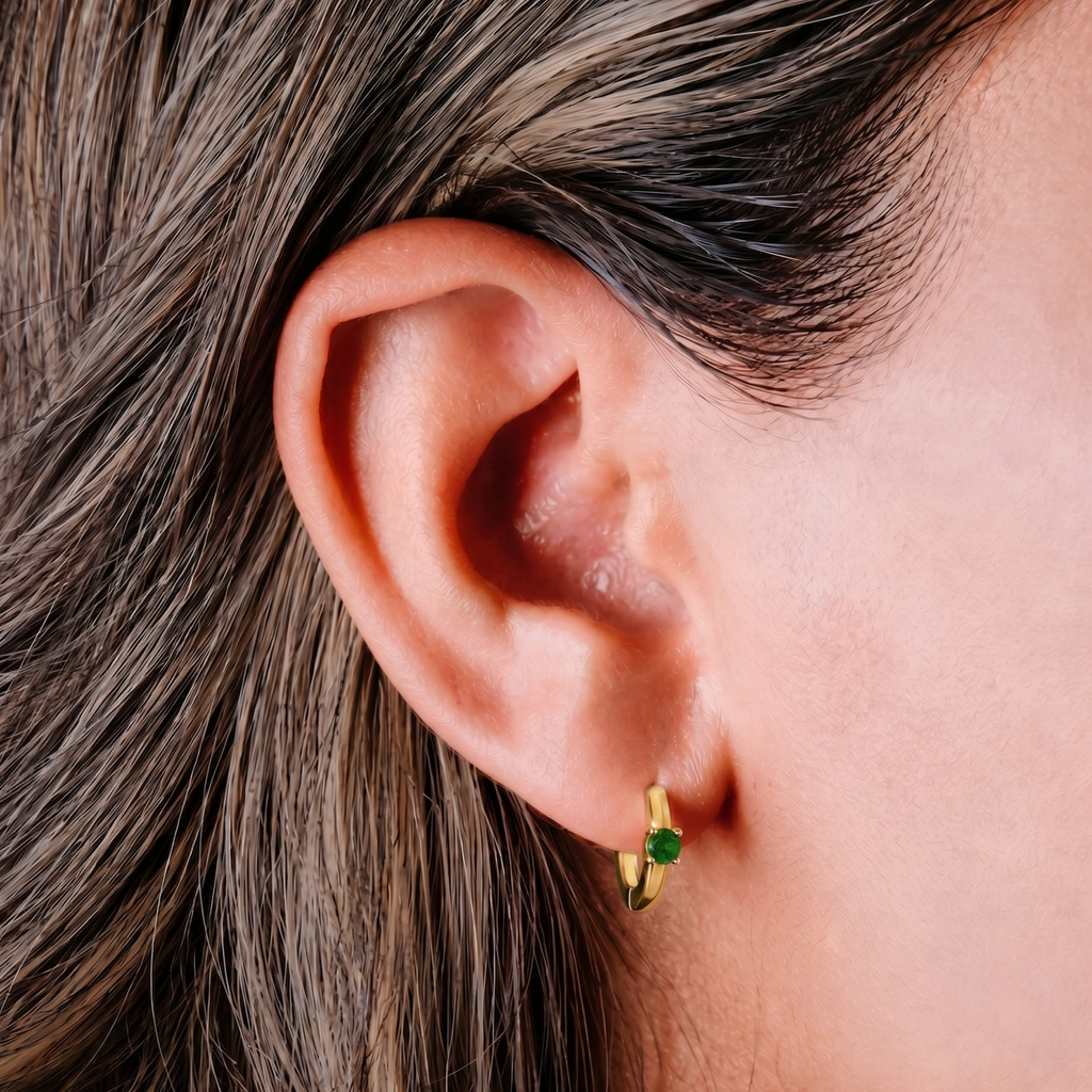 Evry Jewels Champagne Earrings