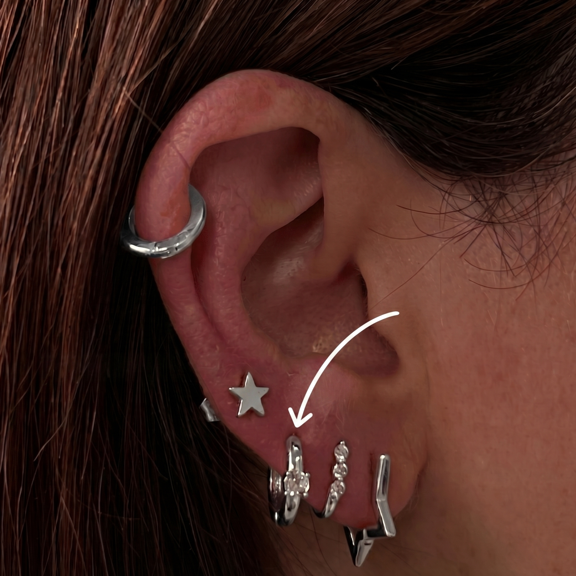 Evry Jewels Champagne Earrings