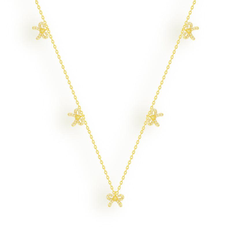 Evry Jewels Belle Bow Necklace