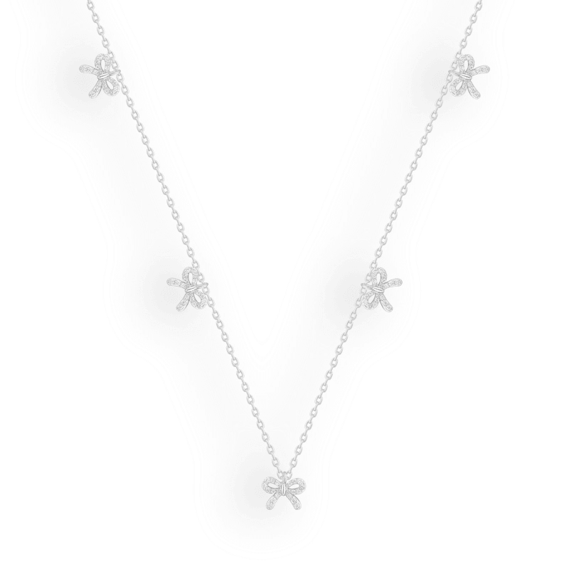 Evry Jewels Belle Bow Necklace