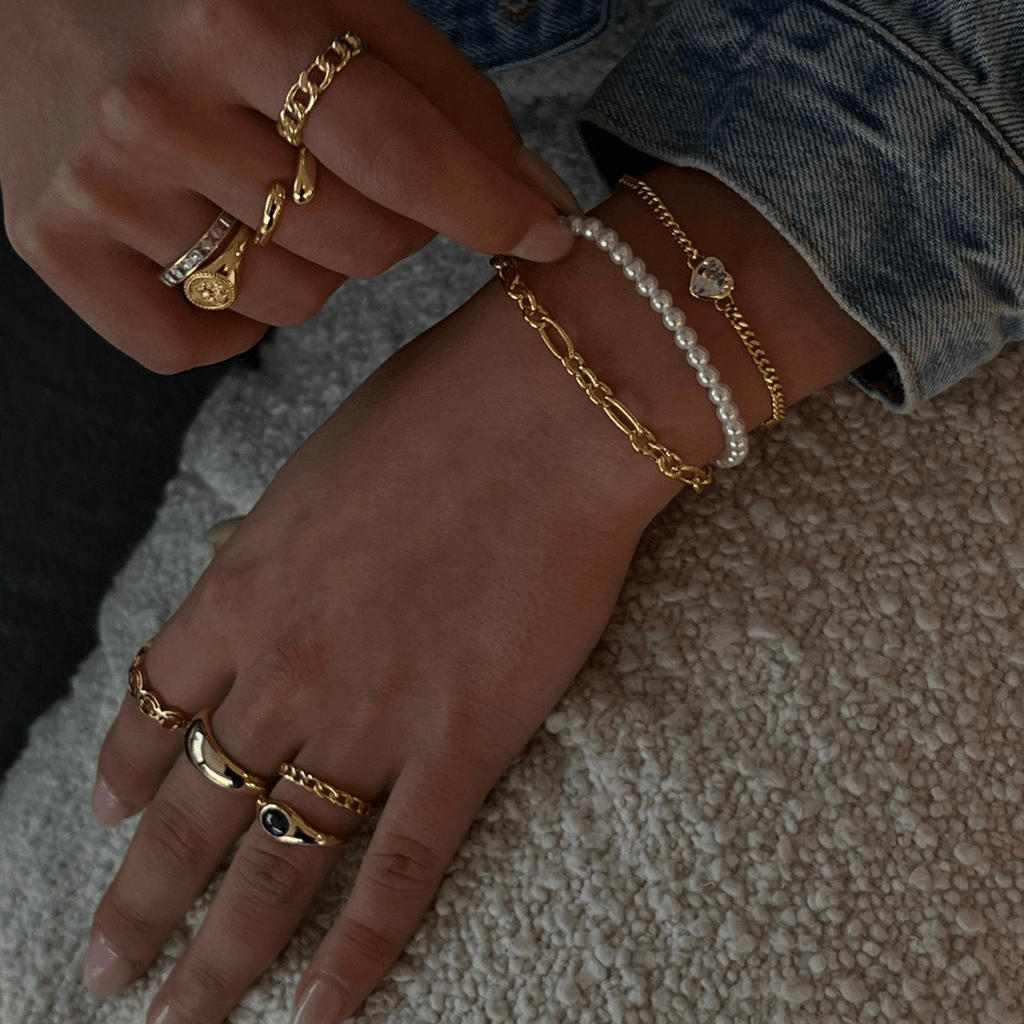 Evry Jewels Girly Pearly Bracelet