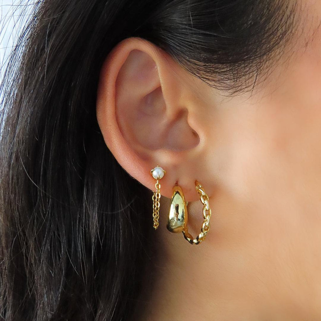 Evry Jewels Girly Pearly Earrings