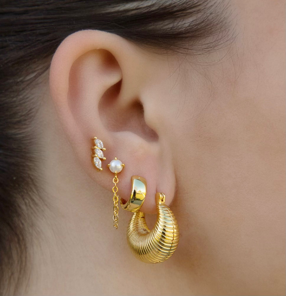 Evry Jewels Girly Pearly Earrings