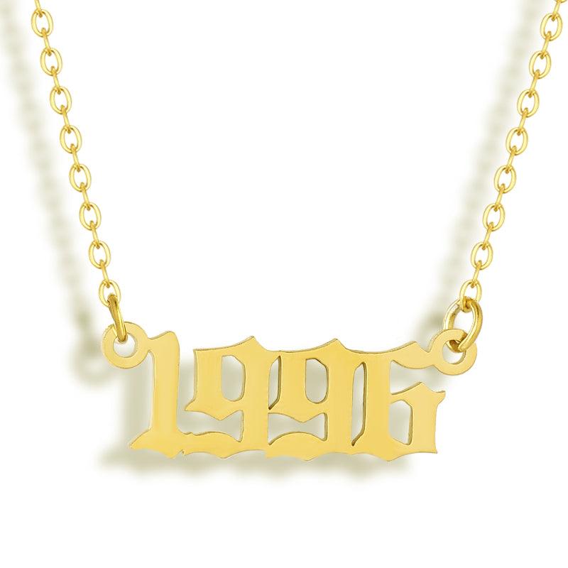 Evry Jewels Golden Year Necklace
