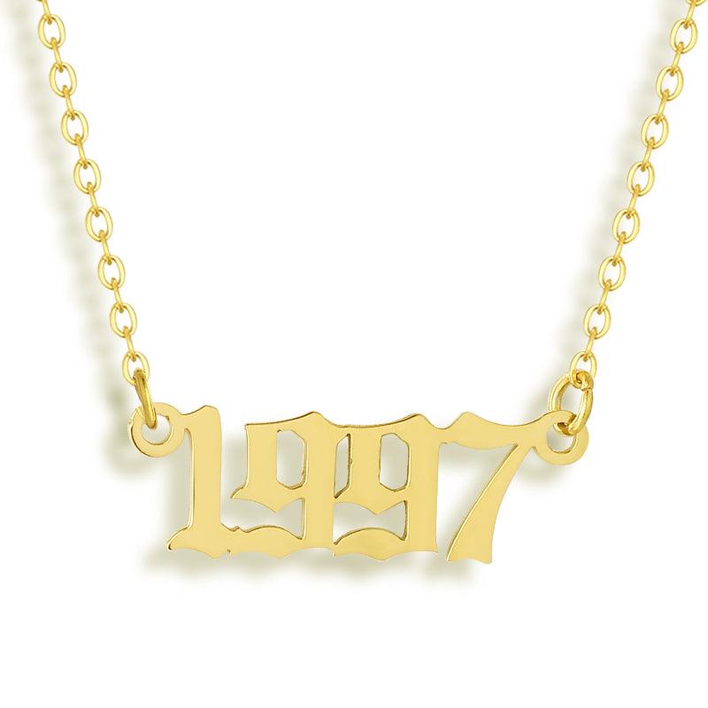 Evry Jewels Golden Year Necklace