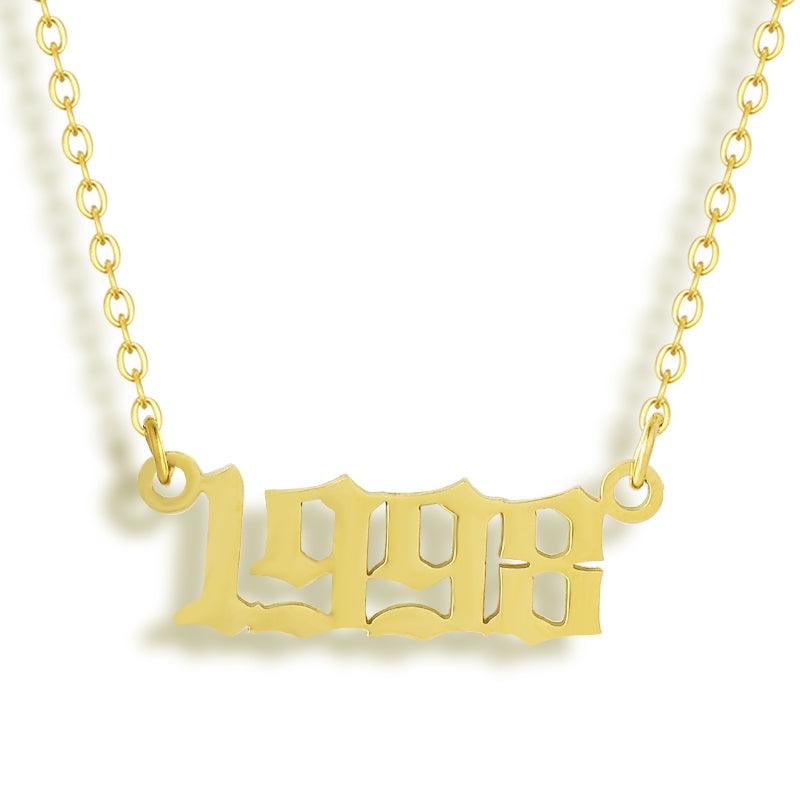 Evry Jewels Golden Year Necklace