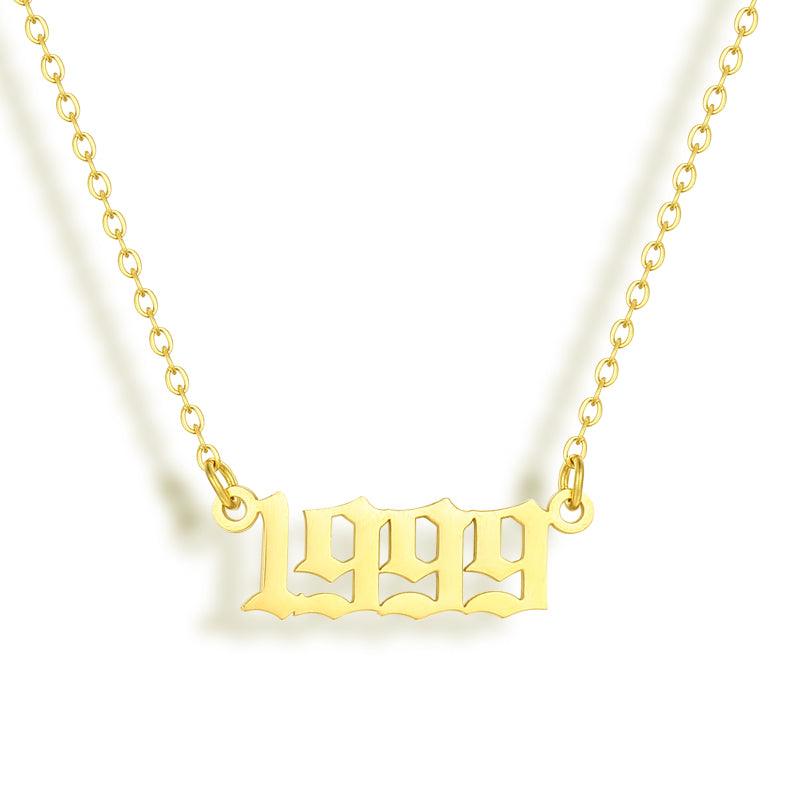 Evry Jewels Golden Year Necklace