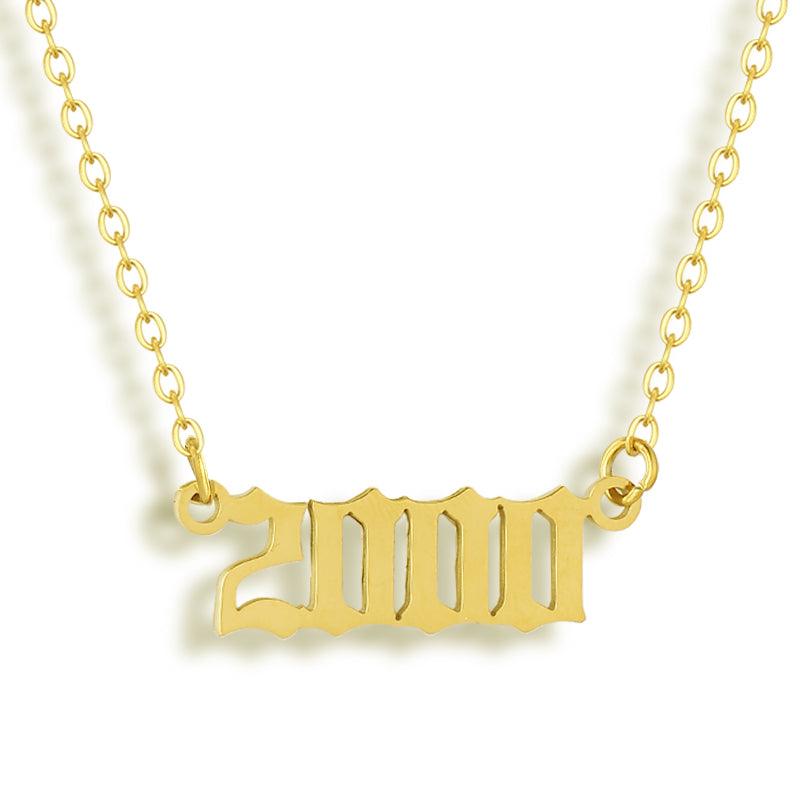 Evry Jewels Golden Year Necklace