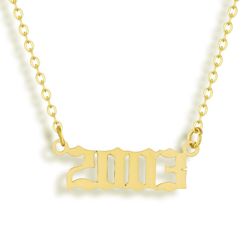 Evry Jewels Golden Year Necklace