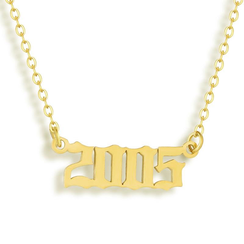 Evry Jewels Golden Year Necklace