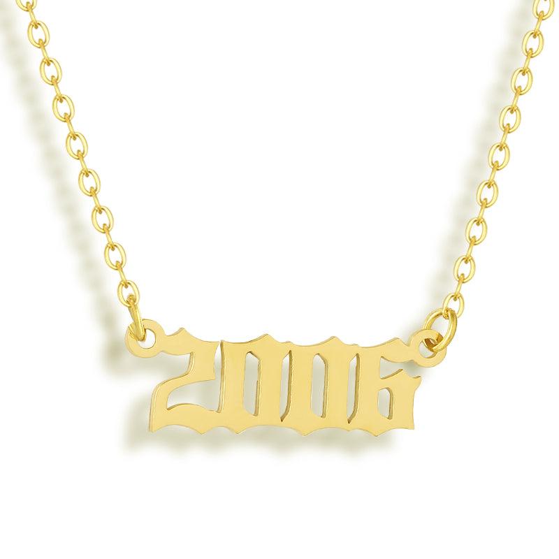 Evry Jewels Golden Year Necklace