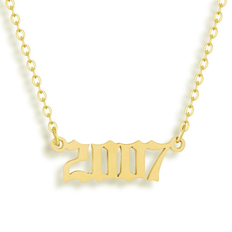 Evry Jewels Golden Year Necklace