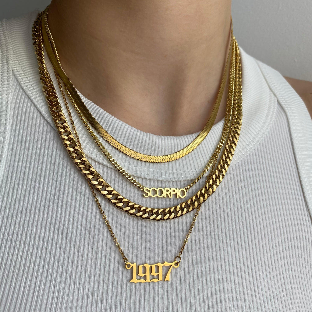 Evry Jewels Golden Year Necklace