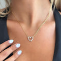 Evry Jewels Heartlink Necklace