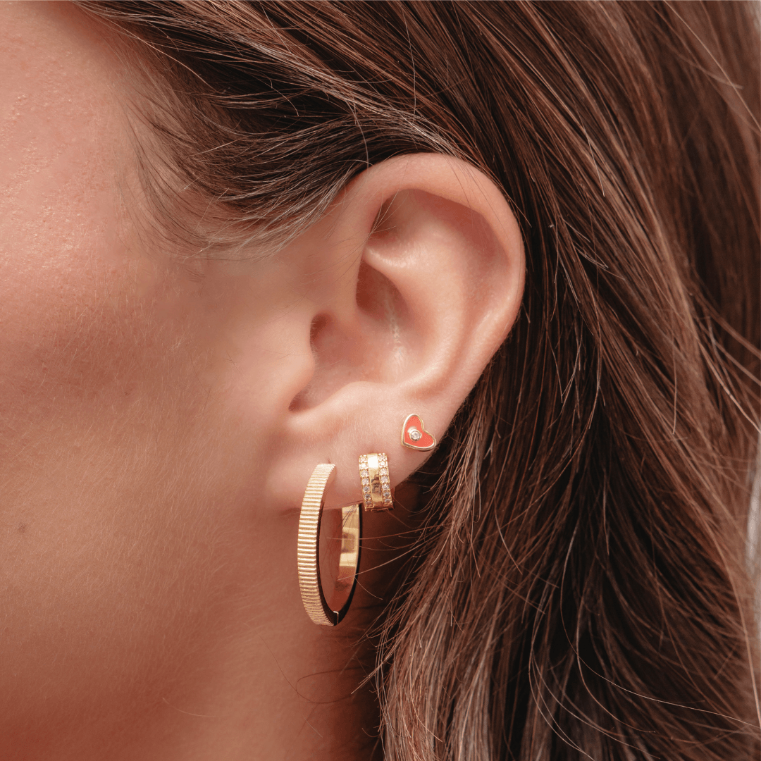 Evry Jewels Heartthrob Earrings