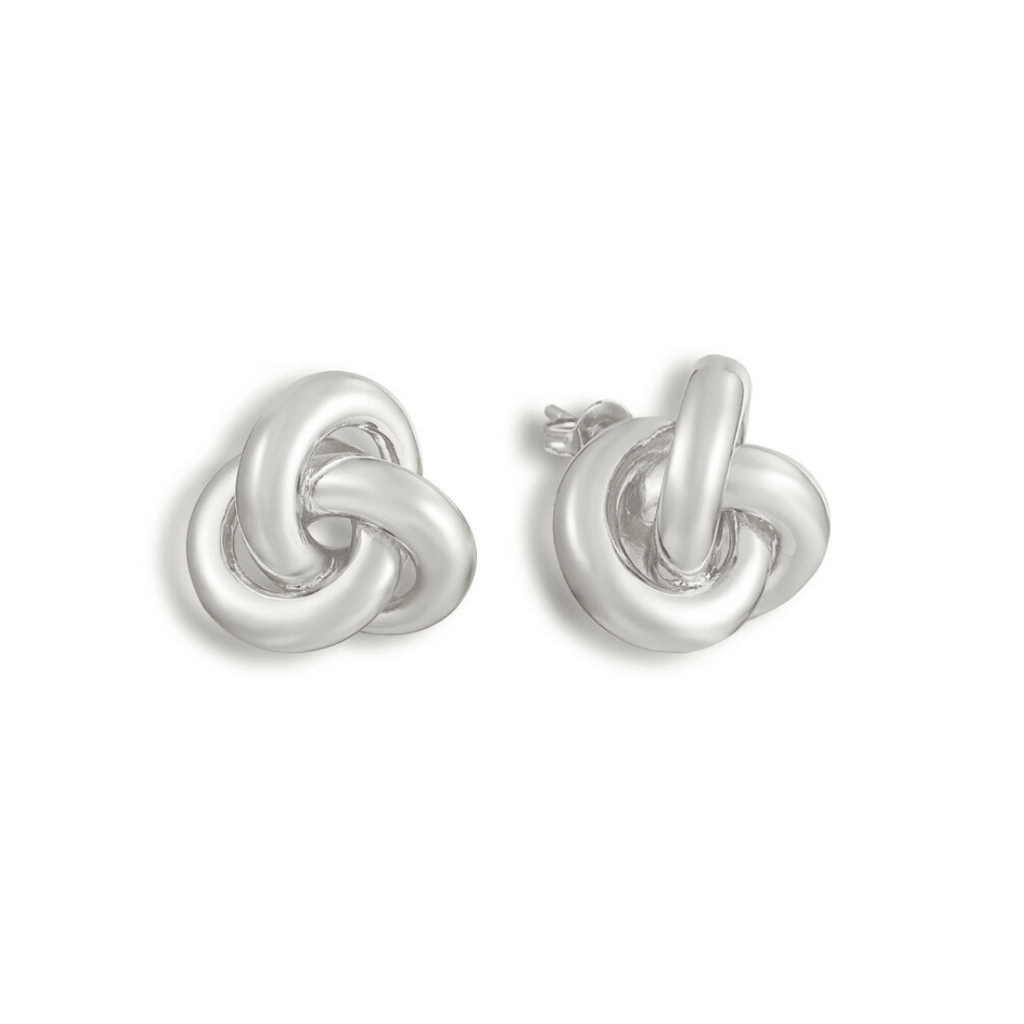 Evry Jewels Eternal Loop Earrings