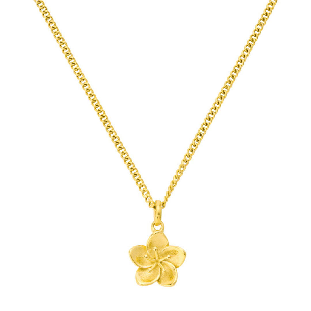 Evry Jewels Hibiscus Necklace