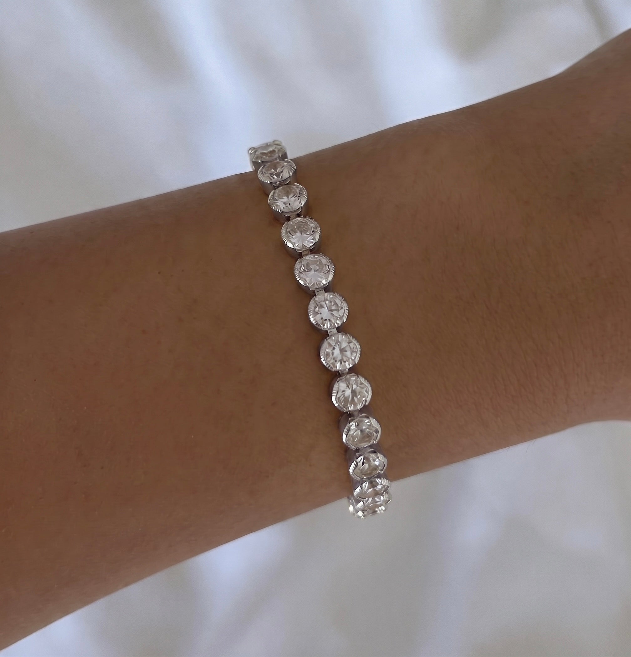 Evry Jewels High-Shine Tennis Bracelet