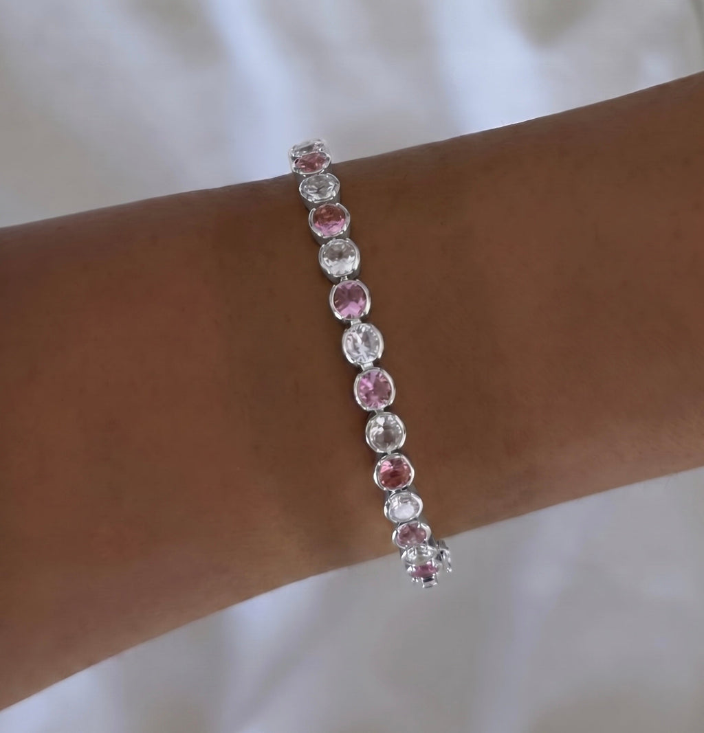 Evry Jewels High-Shine Tennis Bracelet