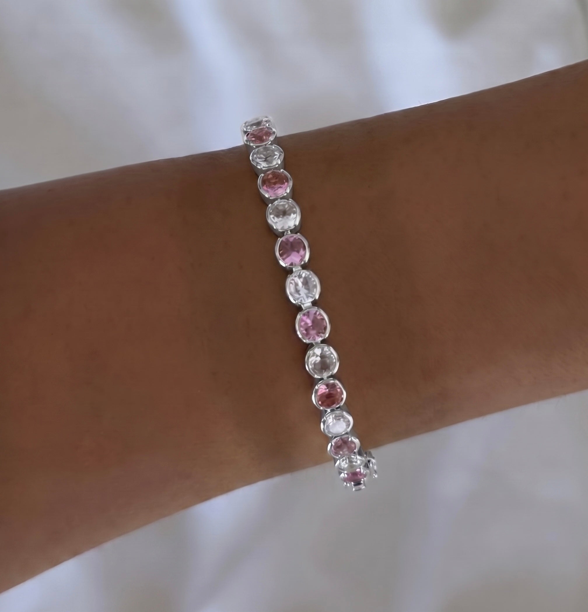 Evry Jewels High-Shine Tennis Bracelet