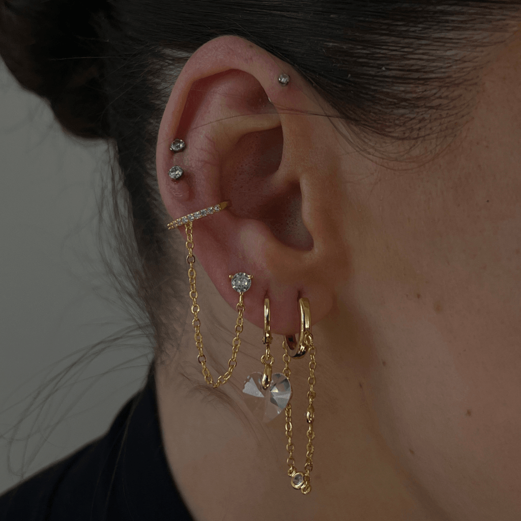 Evry Jewels Hooked On You Earring/Earcuff