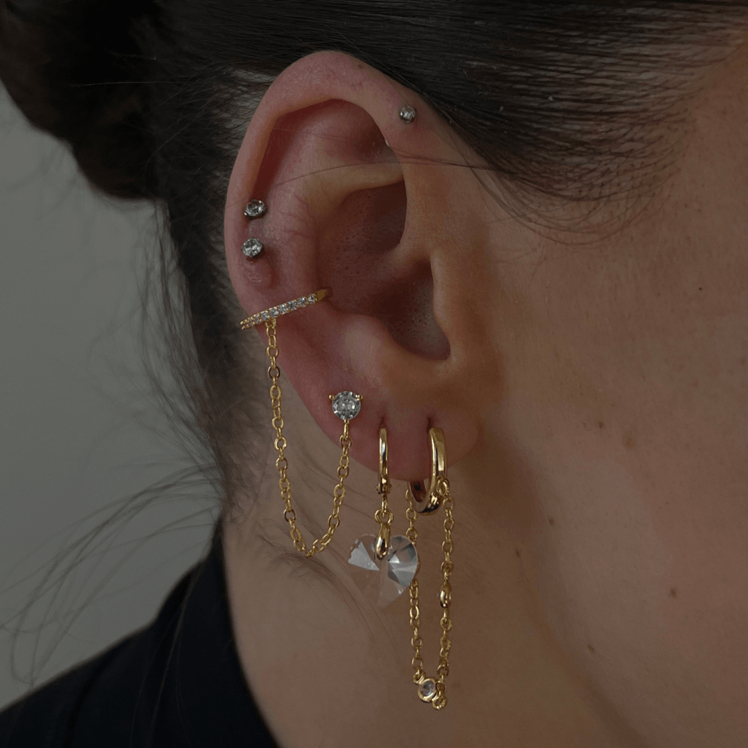 Evry Jewels Hooked On You Earring/Earcuff