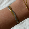 Evry Jewels Two-Tone Medusa Bracelet