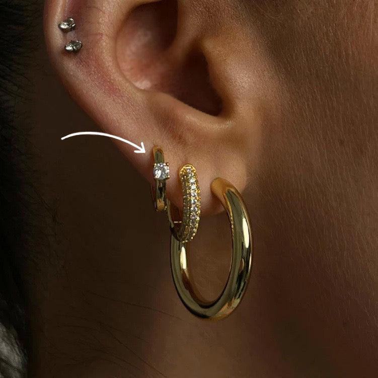 Evry Jewels Champagne Earrings