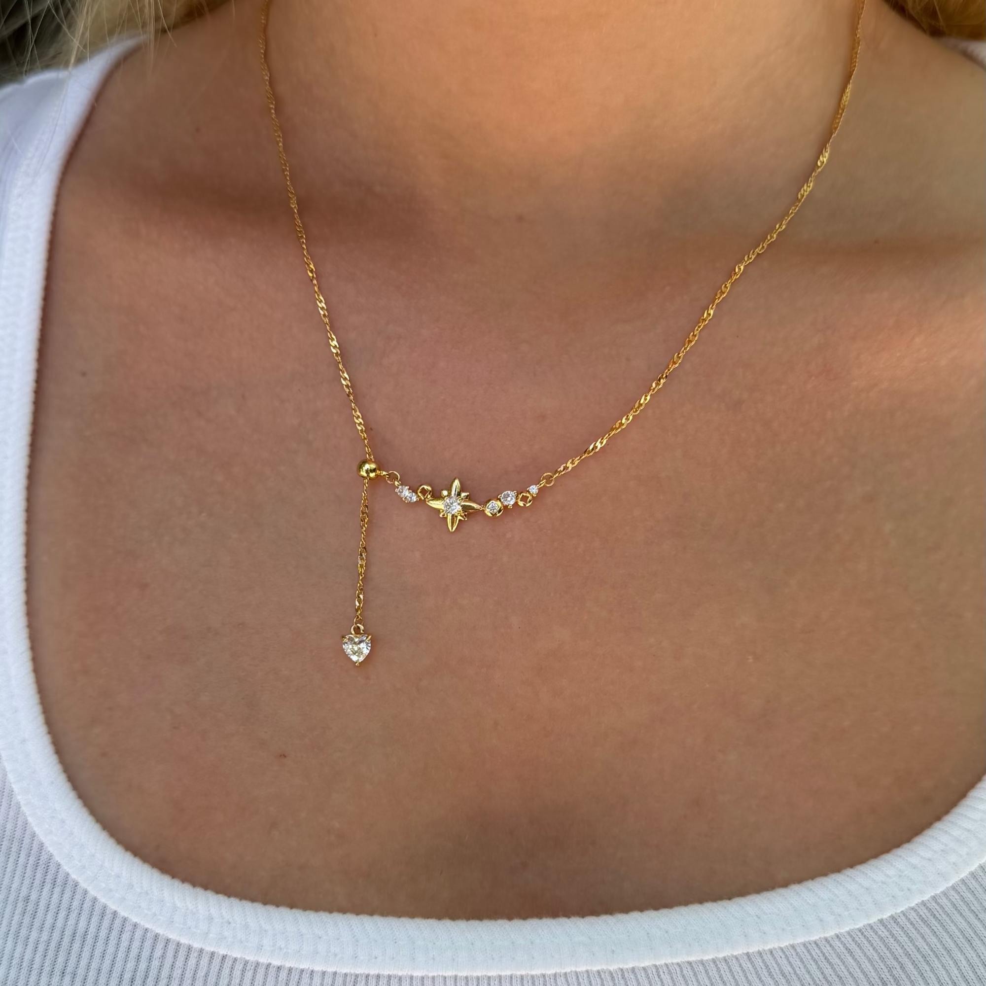 Evry Jewels Celestial Lariat Necklace