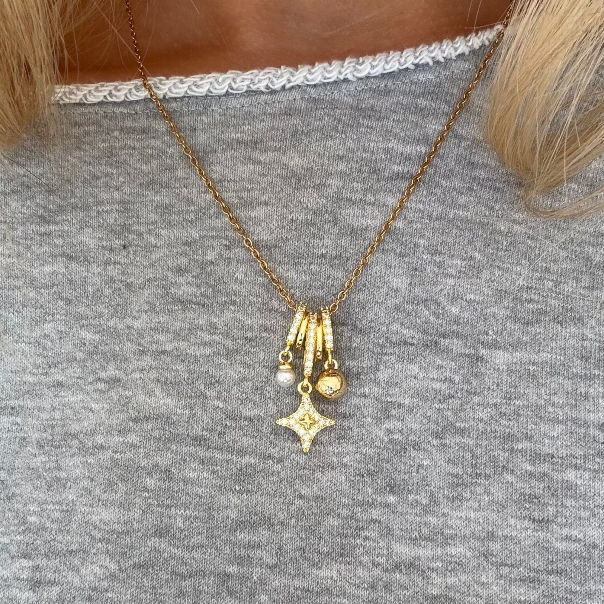 Evry Jewels Evry FC Soccer Charm Necklace